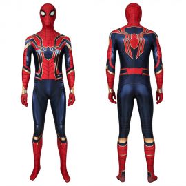 Avengers Endgame Iron Spiderman 3D Zentai Jumpsuit