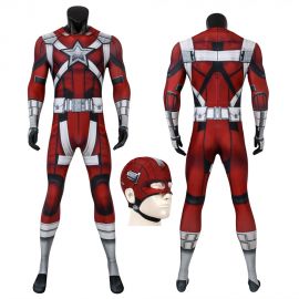 Black Widow Red Guardian 3D Printed Jumpsuit