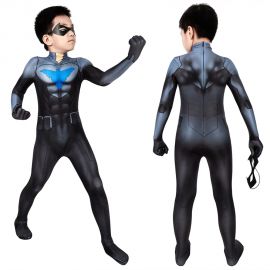 Nightwing Son of Batman Kids 3D Jumpsuit
