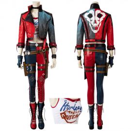 Suicide Squad Kill the Justice League Harley Quinn Cosplay Costume