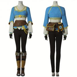 The Legend of Zelda Breath of the Wild Zelda Cosplay Costume