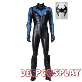 Arkham City Nightwing Cosplay Costume