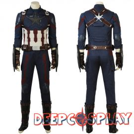 Avengers Infinity War Captain America Cosplay Costume