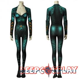 Movie Aquaman Mera 3D Zentai Jumpsuit