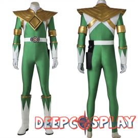 Power Rangers Zyuranger Dragon Green Ranger Cosplay Costume