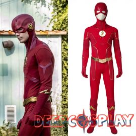 The Flash 6 Barry Allen Flash Cosplay Costume