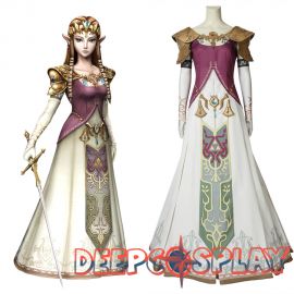 The Legend of Zelda Twilight Princess Zelda Cosplay Costume
