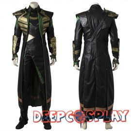 Thor The Dark World Loki Cosplay Costume Deluxe